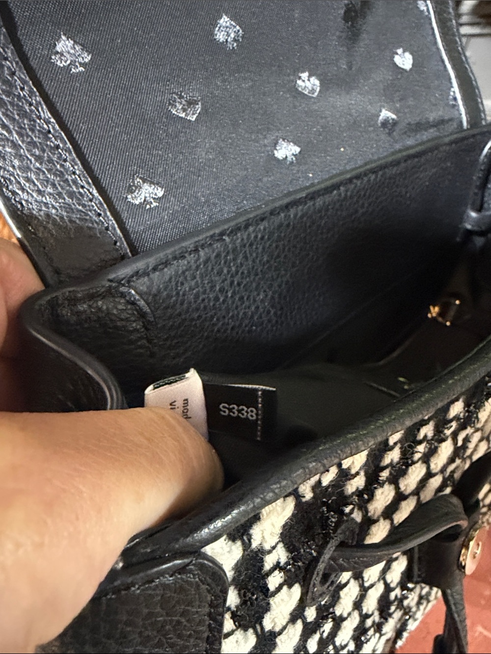 kate spade Black & white Mini Backpack - Picture 5 of 8